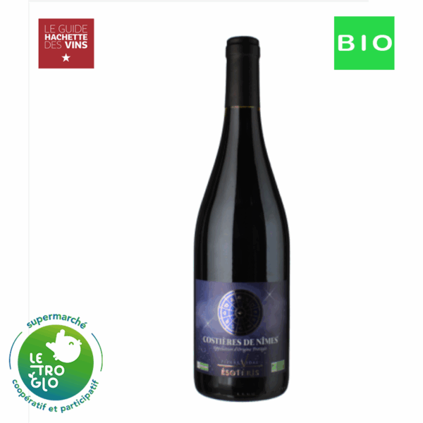Ésotéris 2020 - Pierre Vidal   0.75l  Rouge • Rhône • Costières de Nîmes AOC • 14.5% vol